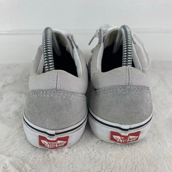 Vans Old Skool Grayscale Suede Canvas Shoes Men’s 7.5 / Women’s 9 - Picture 3 of 9